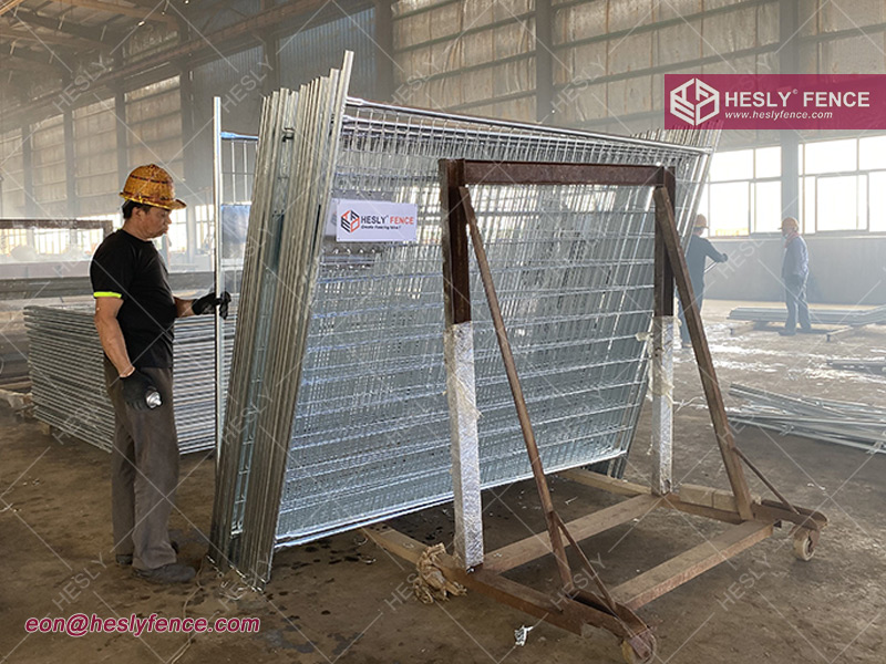 Hot Dipped Galvanised Temporary Fencing