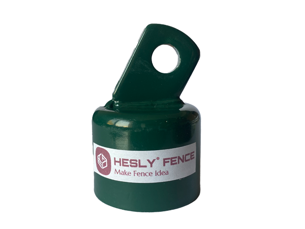 offset rail end cap heslyfence
