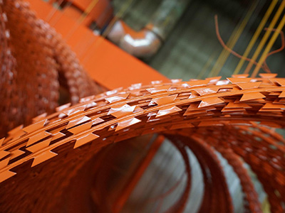 Powder Coated Razor Wire Coil