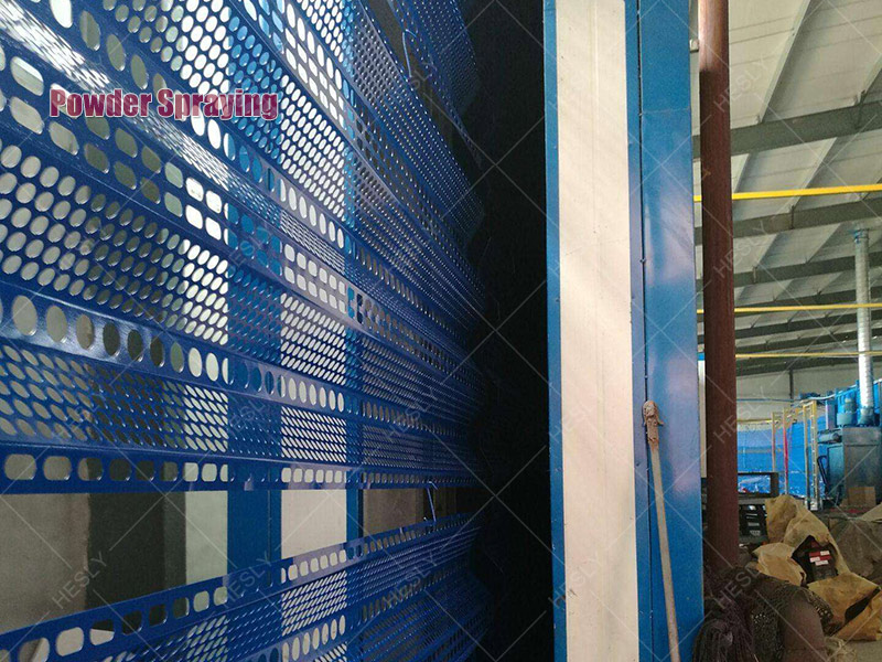 perforated metal wind barriers