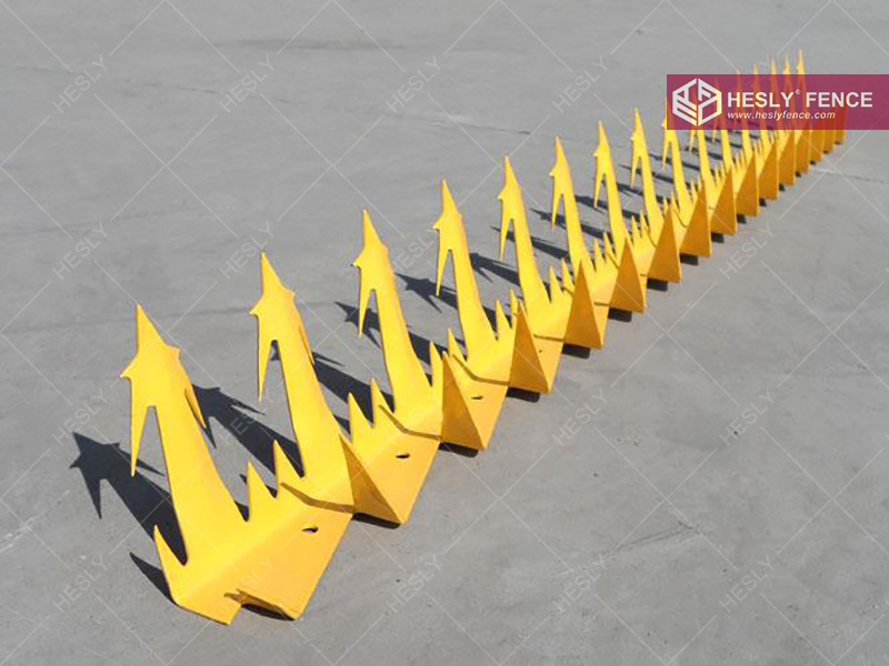 yellow wall spikes HESLY CHINA