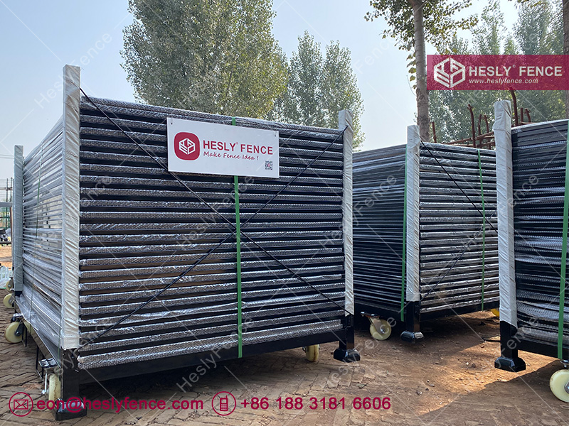 Steel Chevron Fence