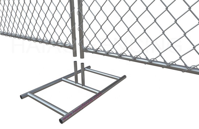 Temporary Chain Link Fencing block