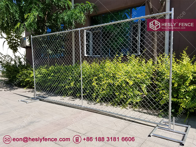 chain link temporary fence