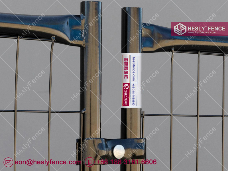 Heavy duty temporary fence