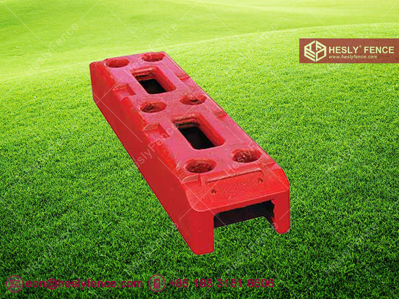 Temporary Fencing Rubber Block