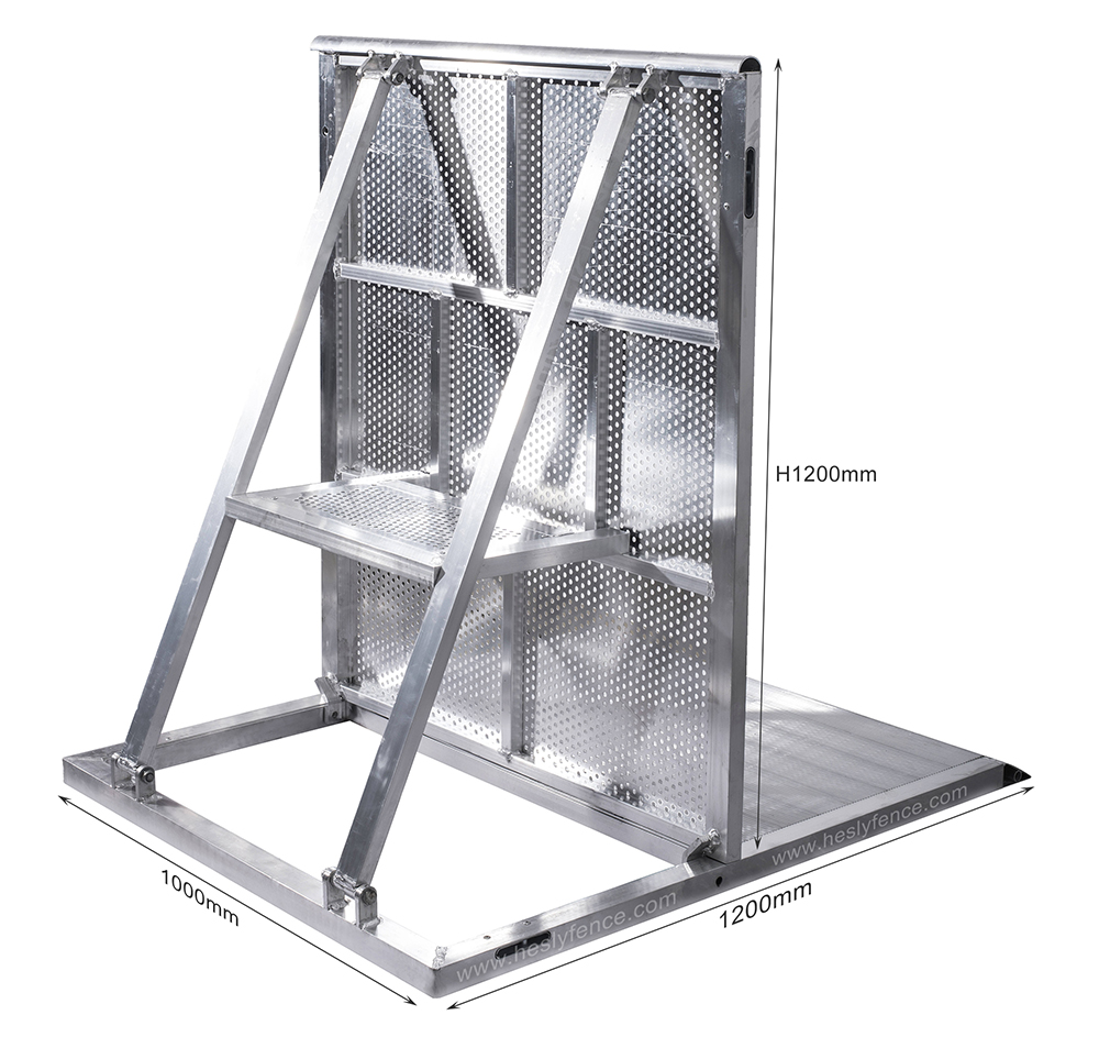 Aluminium Crowd Control Barrier