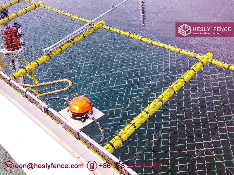 PVC coated Helideck Perimeter Safety Netting