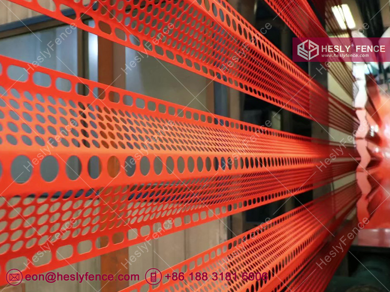 perforated metal wind fence panels