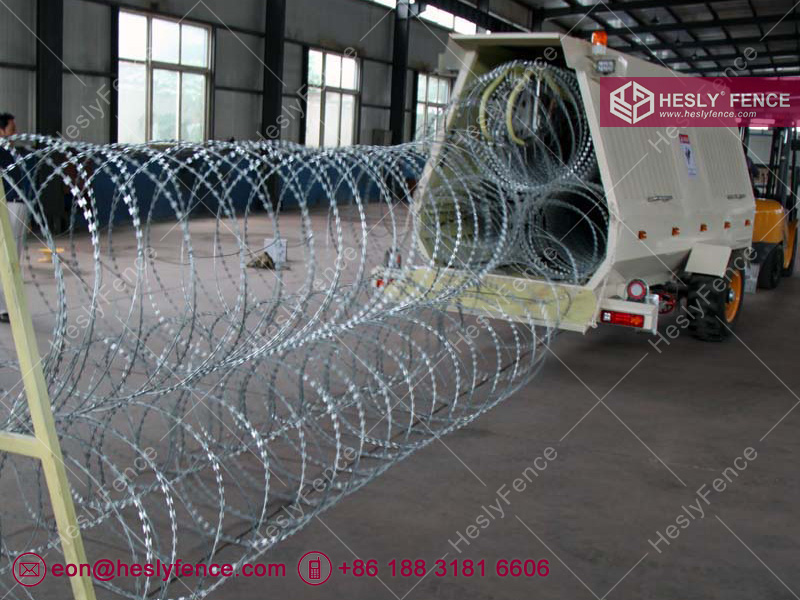 China Mobile Security Barrier Trailer