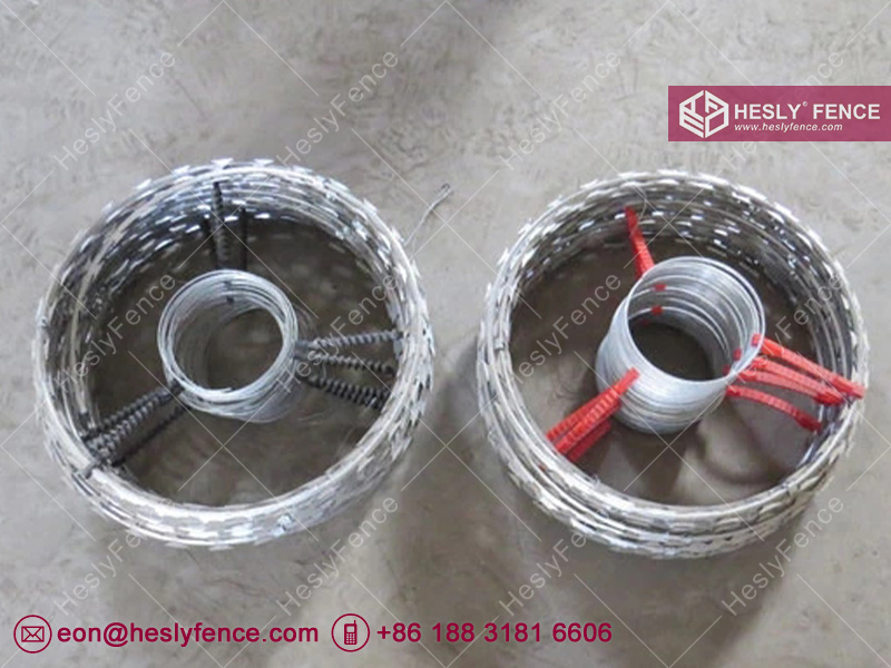 Electrified Concertina Razor Wire Coils