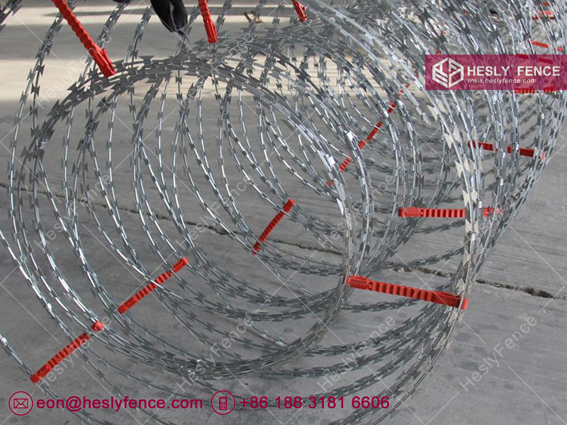Electrified Concertina Razor Wire Coils