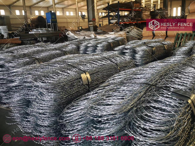 Chinese Flat Wrapped Razor Wire