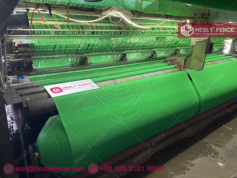 Green HDPE Dust Control Net